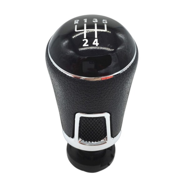 För VW Volkswagen Polo 6C 2015 2016 2017 2018 5/6-växlad växelspaksknopp Damask Boot Cover Case Car Styling Tillbehör-5-växlad växelknopp 5 Speed gearknob
