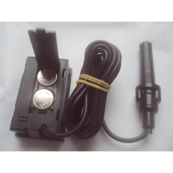 Hygrometer Termometer KABEL 1m50 PROBE + Batterier reptil sköldpadda orm hydrometer terrarium