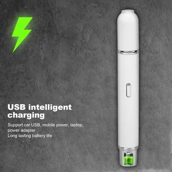 EBTOOLS Ørehårstrimmer USB Næsehårstrimmer Mini 2 i 1 Bærbar Lav Støj Ørehårsklippemaskine