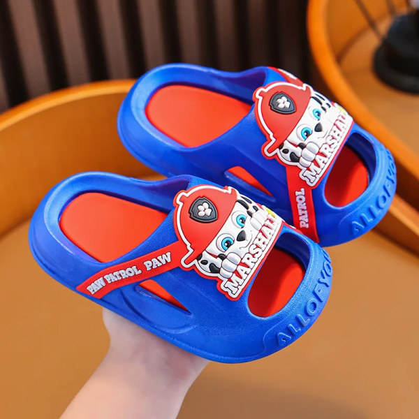 Paw Patrols Skor Tecknade sandaler Pojkar Flickor Kreativa Bekväma Cosplay Tofflor Sommar Nya Kawaii Outdoor Skor Halkfri Mjuk Marshall 26-27 inner 16cm