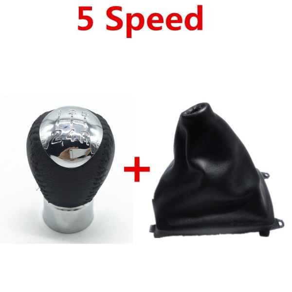 För Mazda 6 M6 2002 2003 2004 2005 2006 2007 Krom Växelspaksspak Växelpenna Damask Cover Bilstylingtillbehör-Combo 5-växlad Combo 5 Speed