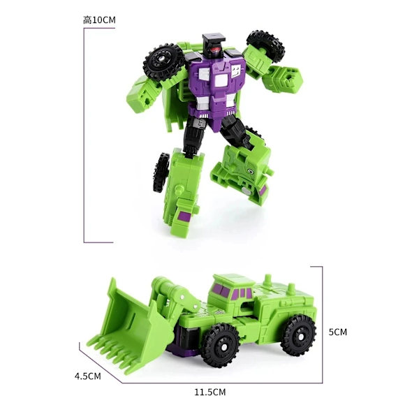 Transformasjon 6 i 1 Modell MINI Devastator 22CM Actionfigur Robot Plastleker BESTE Gave Barn Ny