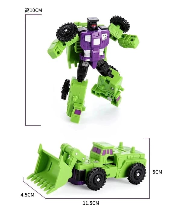 Transformation 6 i 1 modell MINI Devastator 22CM Action Figur Robot Plastleksaker BÄSTA present Barn Barn Ny