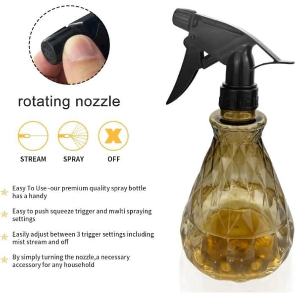 2 st 500ML Sprayflaskor Tomma Påfyllningsbara, Tomma Plastvattenflaskor, Sprayflaska, Sprayflaska för