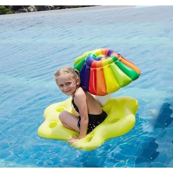 Flydende Poolbar, Pool Float til Voksne, Oppustelig Poolbar, Pool Float, 95x55x55cm