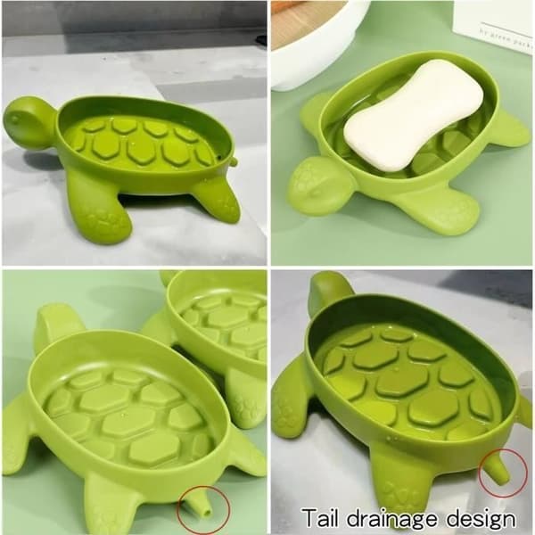 Skål - Uspecificeret - Skildpadde - Effektiv Dræning - Elegant Design - Multifunktionel Green