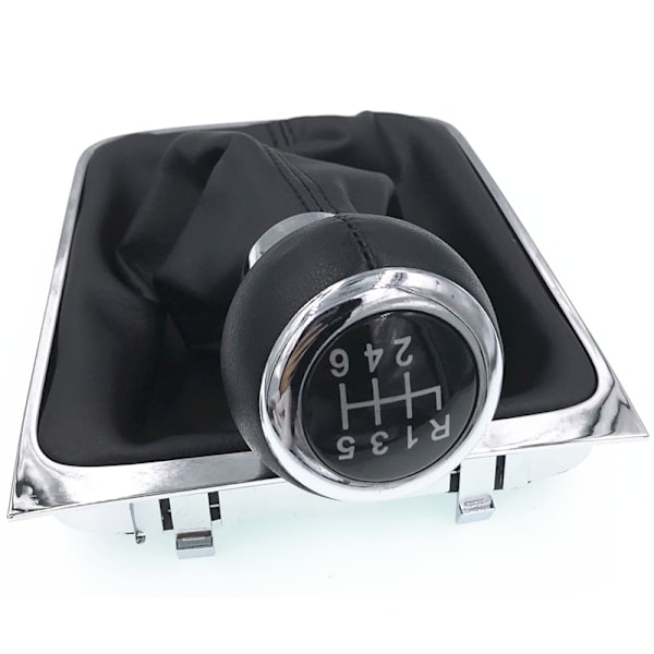 Högkvalitativ 5 6-växlad bilväxelspak med cover för VW Passat B6 2005 2006 2007 2008 2009 2010 2011-6 Speed 6 Speed