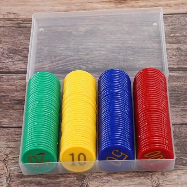 160 stycken/förpackning pokerchips, professionella spelchips, pedagogiska digitala chips, pokerchipsset, figur