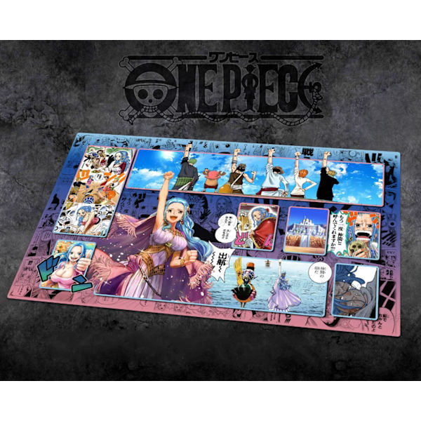 60*35 cm OPCG One Piece Dedikerad GAME Card Lekmatta Battle Against Rebecca Roronoa Zoro Trafalgar Law Serietidningsserie Toy Gifts Comics-W