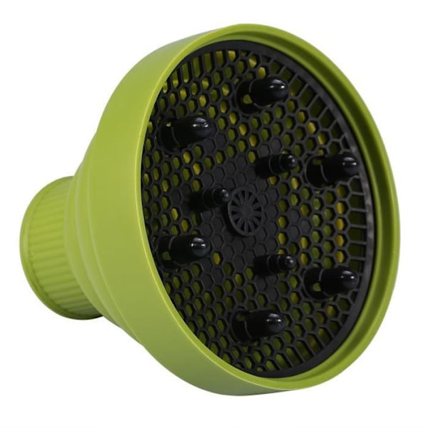 Vikbar Silikon Hårtork Diffuser (Grön) Green
