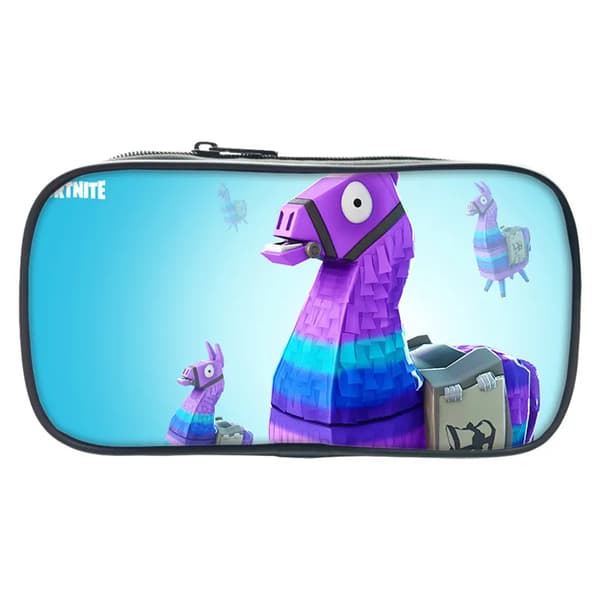 Fortnite Case Söt brevpapperslåda Förvaringsväska Plånbok Skolstudenter Polyester Pennväskor 20