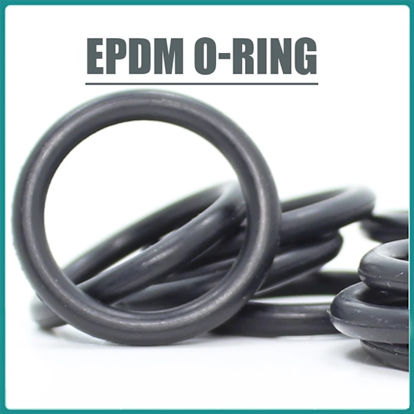 CS2.62mm EPDM O-ring ID 15.54/17.12/18.72/20.29*2.62 mm 100PCS O-ring Packning Tätning Avgasfäste Gummiisolator Grommet ORING ID18.72x2.62mm