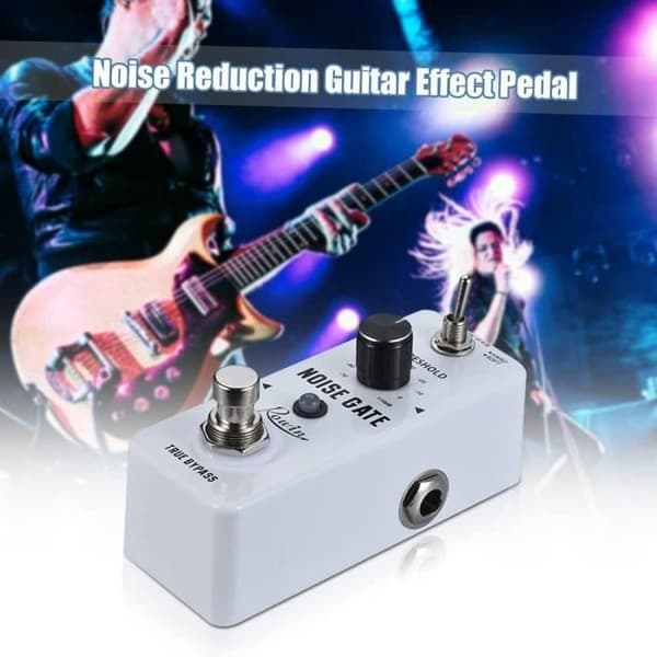 Gitarr Effektpedal, Brusreducering, 2 Lägen, Aluminiumlegeringsskal, True Bypass, Noise Gate