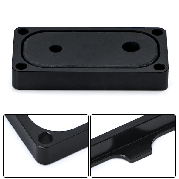 WLR RACING - Billet Firewall Shifter Cable Grommet Mount Kit för Honda Civic Integra K20 K20a2 K20z Poly WLR-SBP02 Red