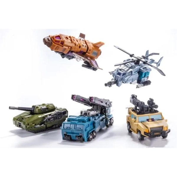 【I lager】 Transformation Bruticus PT05 PT-05 Kombination 5 I 1 Anime Actionfigur Deformerad Robot Barnleksaker