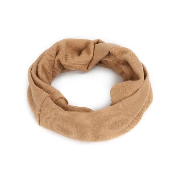 Khaki Unisex Dame Strikket Ullskjerf Varmt Bomulls Vinter Skjerf