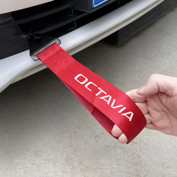 Bildragrep för Skoda Octavia, trailer racing strap belt, Biltillbehör, A5 2 rund A4 mk1 MK2 3 Rs 2006 1Z A7 5ers A5 2007 VRS For Octavia