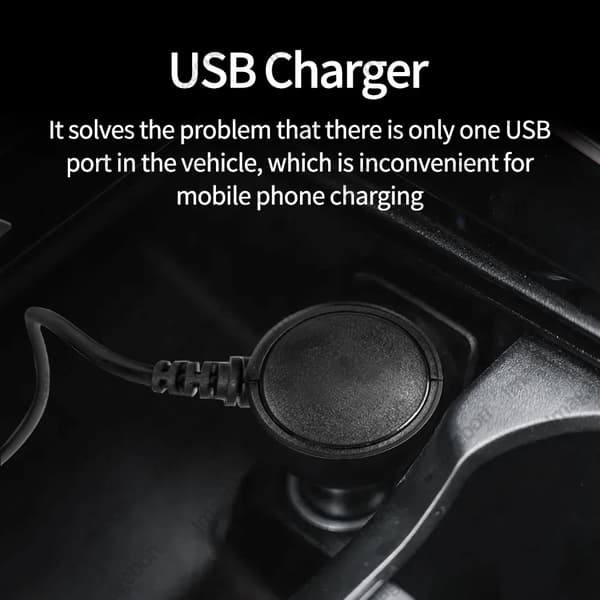5V 3A billaddare för Linux-system, cigarettändaradapter för bildvr, trådlös CarPlay, Android Auto, instrumentbrädekamera, snabbladdning Car Charger