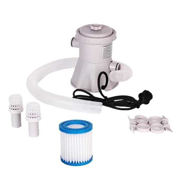 220V Filterpump för ovanjordspool med patron 300GPH Pumpflöde, EU chiwanji