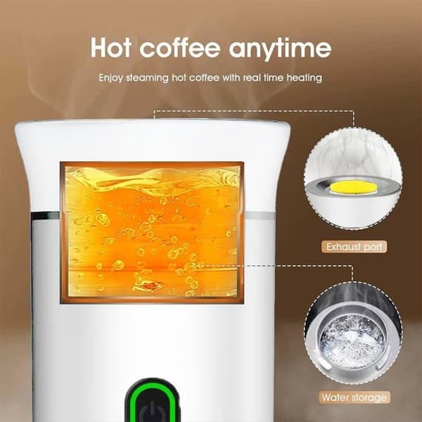 Portable kaffemaskiner - Mini kaffemaskiner til kapsler og malet kaffe - Camping kaffemaskiner a2