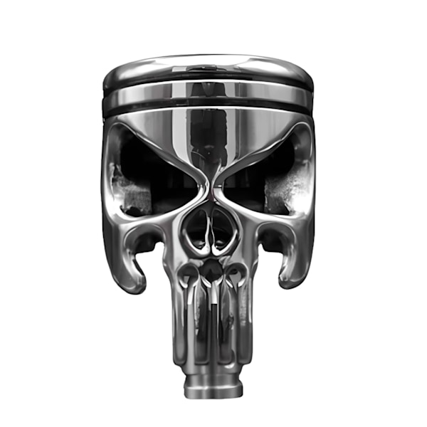 Skull Gear Stick Shift Knop Rostfritt stål Växlingsratt Shifting Spak Handtag Transmission Shifter Universal-