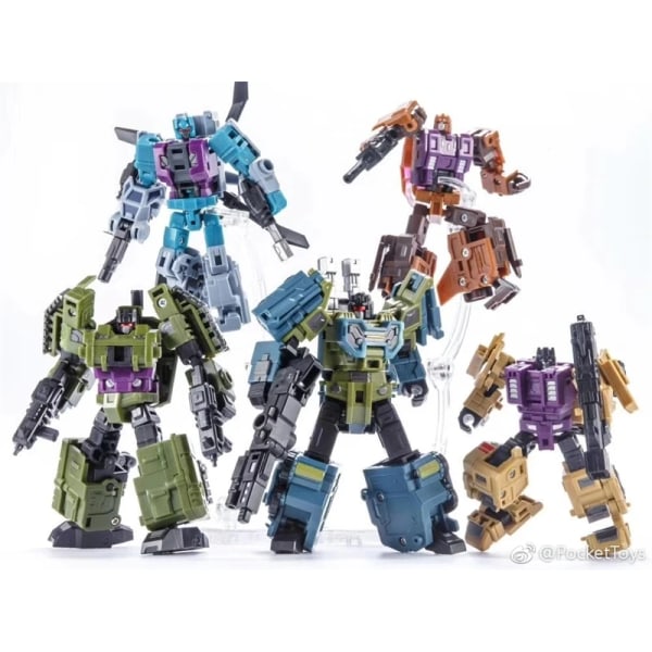 【I lager】 Transformation Bruticus PT05 PT-05 Kombination 5 I 1 Anime Actionfigur Deformerad Robot Barnleksaker