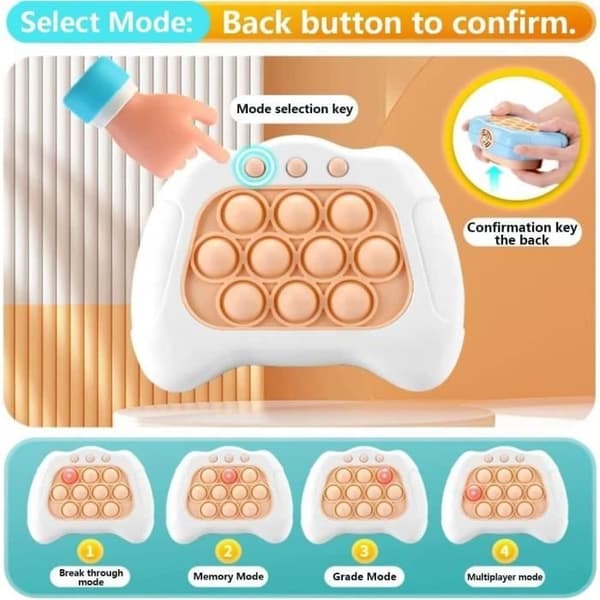 Sensoriska Fidget Leksaker | Pop Push Bubble Pusselspel | Push Bubbles Elektronisk Spel Fidget Kontroller | Nr 1 Sensorisk Leksak