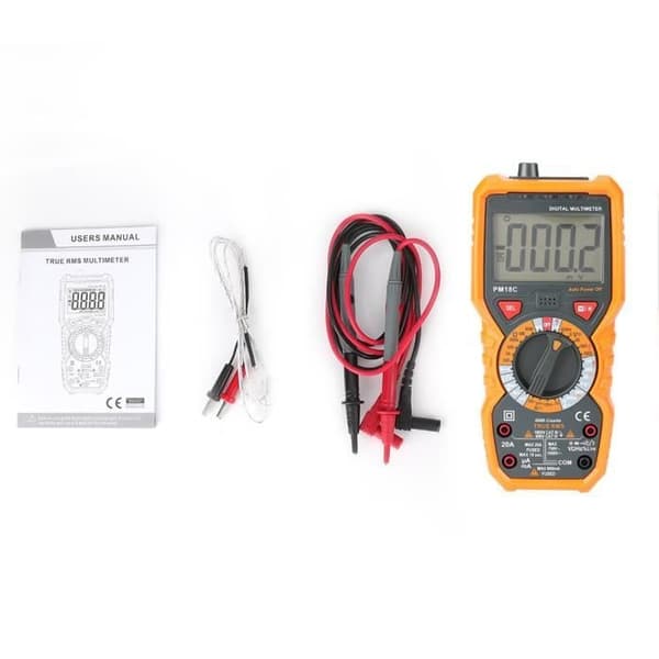 PM18C Digital multimeter för spänning ström resistans kapacitans frekvens temperatur test-XIO