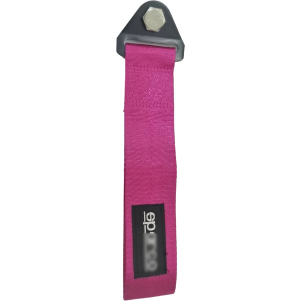 Modifierad släpvagnsbälte för bil, Trendig släpvagn, Ulen nylon hög motstånd, universal automatisk justering med skruvmutter, 2 tum, 28x5cm SP Logo Purple