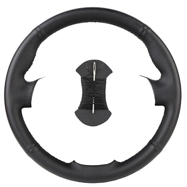 (svart) DIY-anpassad cover för Volkswagen Golf 4 Mk4 Gammal VW Passat B5 Auto konstläder rattlinda black