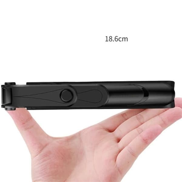 Selfie Stick - GENEVA - Bluetooth Stativ - Längd 19 till 69cm - Vikt 137g - Kompatibel med Android/iOS