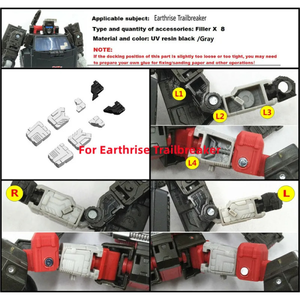 Leg Arm Upgrade KIT For Siege Earthrise Kingdom Studio Legacy Series Fill Part 28