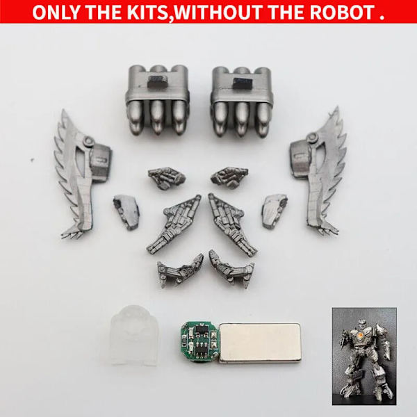 För SS90 Galvatron Upgrade Kit Bröstljusarm Bladfyllningsvapentillbehör ALL OF THEM
