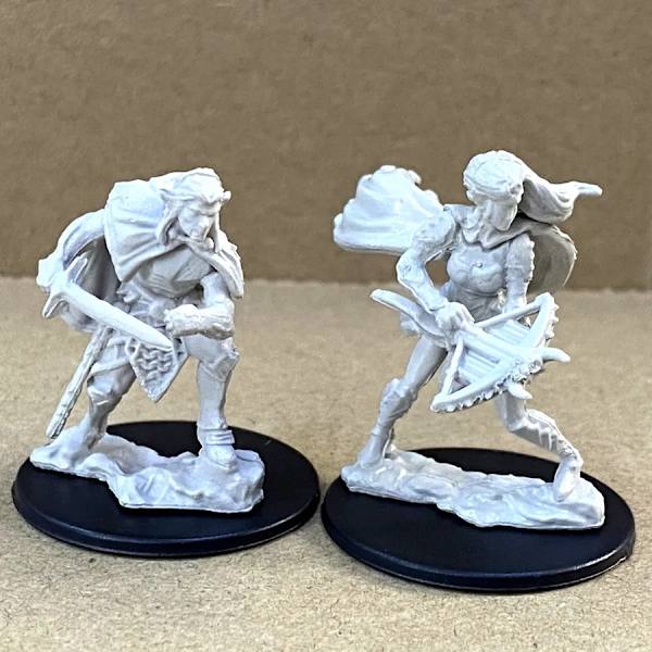 Lot Pathfinder Battles Deep Cuts Nolzur's Fighter Orc Druid Pirates Goblin Wolf Rogue Monk Brädspel Miniatyrer Miniatyrer Leksaker Drow