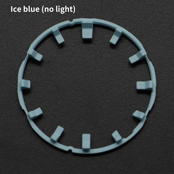 För GA2100 GA2110 Luminous Hour Marker Dial Watch Pointer Scale Ring Index Modification Dial ga2110 Watch Mod Kit Tillbehör Iceblue