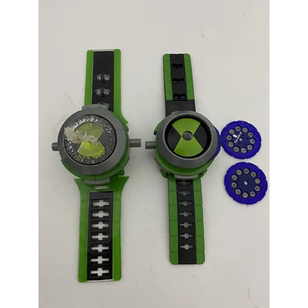 Ben10 Omnitrix Watch Japan Projektor Watch DAI Äkta Klockor Action Figur Leksak Stil Modell Leksak Docka Barn Present B NO BOX