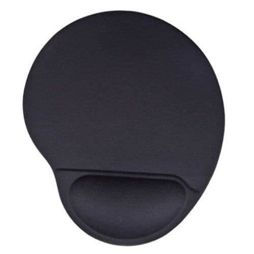 ACME MUSEMATTE MED HVILEPUTE FOR HÅNDLEDD, SVART Black
