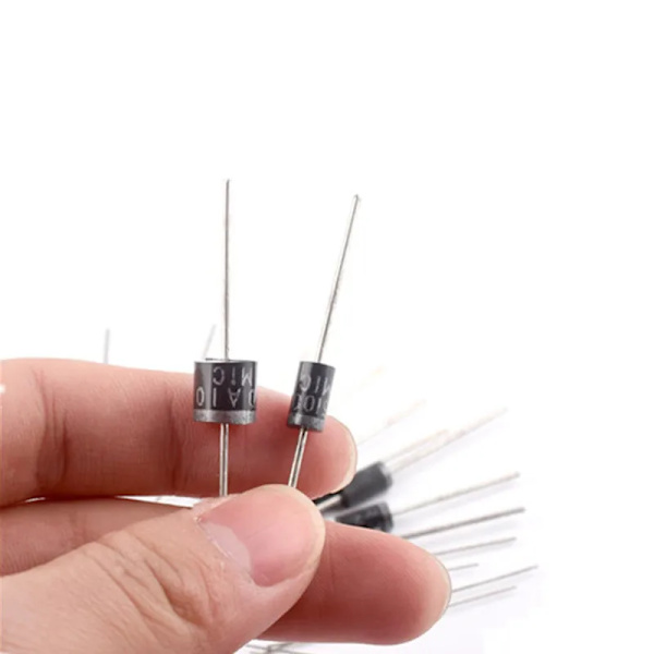 Fordon Motordelar 100PCS 10A10 6A10 20A10 R-6 DIP 6A 10A 20A 1000V Elektrisk Axiallikriktare Dioder 10A10