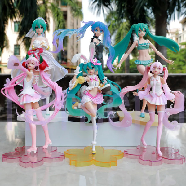 Vocaloid Hatsune Miku 2:a säsongen Spring ver Japansk Anime Vuxen Figur Leksak Anime Spel PVC Action Figur Samlarmodell Docka 21cm ram2