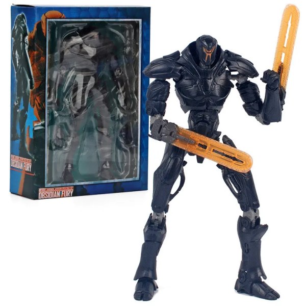 Pacific Rim 2 Gipsy Avenger Actionfigurer Rörlig modell Mek Robotfigur Obsidian Fury Sabre Athena Samlarmodell Leksak Obsidian Fury