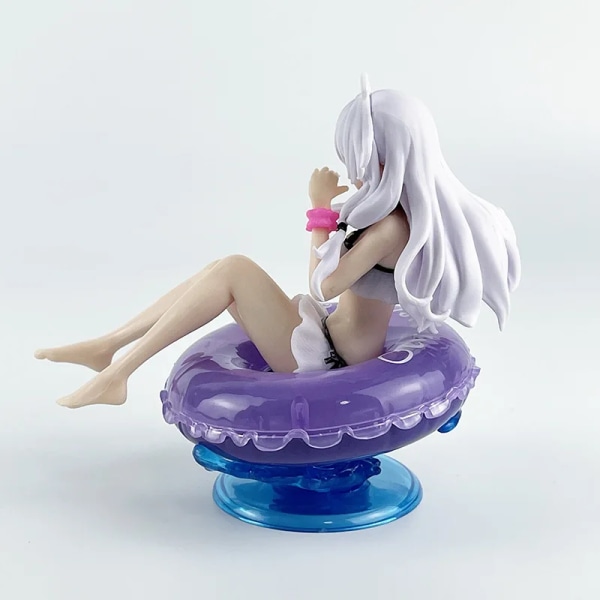Kawaii 15 cm Elaina Anime Figur Aqua Float Flickor Hatsune Miku Actionfigurer Sexig tjej Albedo figurinsamling modellleksaker Elaina1