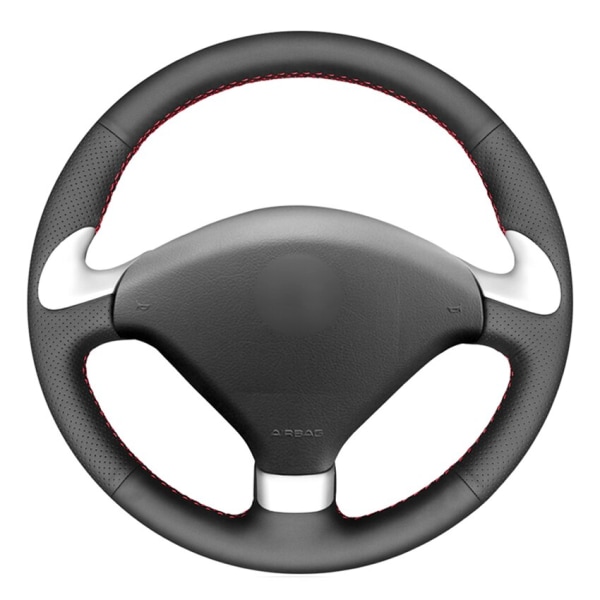 Svart PU konstläder Handsydd cover till Peugeot 307 CC 2004-2009 307 SW 2004-2009 407 407 SW 2004-2009