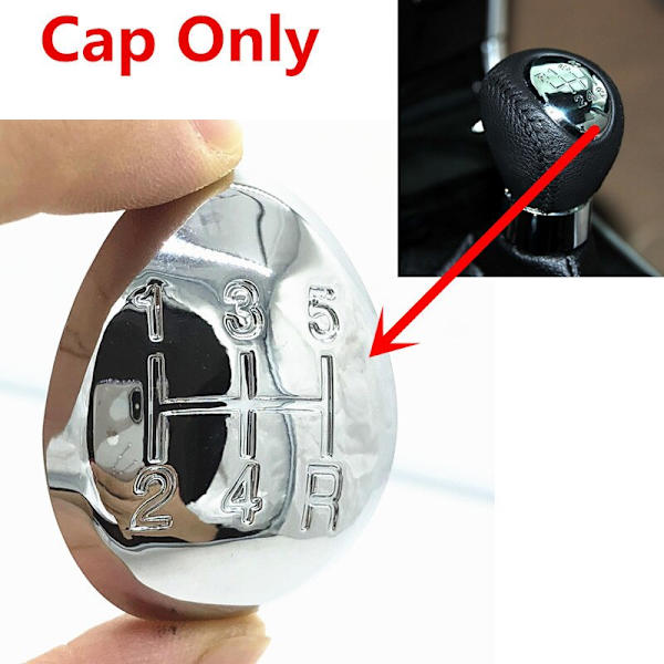 Krom bilstyling cap emblem cover för Mazda 3 5 6 XEDOS CA Premacy 323 626 GE Premacy CP MPV LW-6 Speed 6 Speed