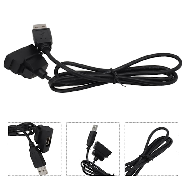 1 st Car USB-gränssnittsadapter Audio 4-stifts plastkontakt för Golf för Skoda för Fabia för Octavia för Superb 2003-2008