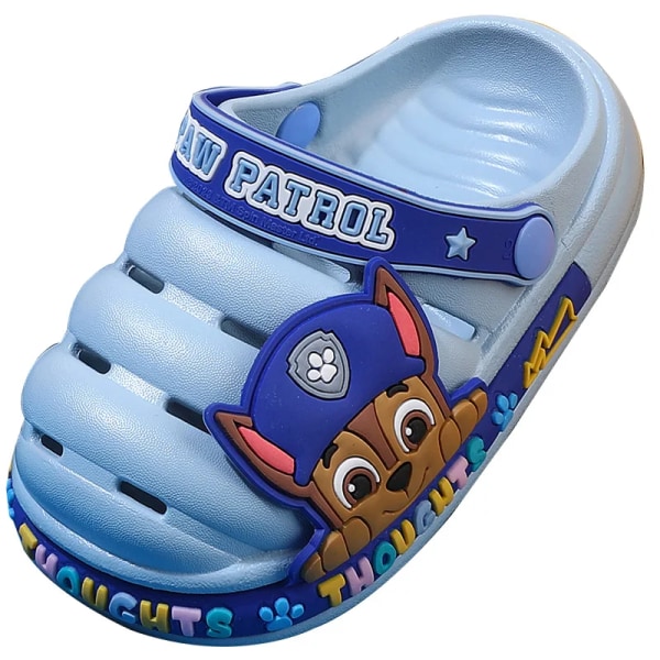 Paw Patrol Barntofflor Tecknad Skye Chase Rubble Halkfria badrumstofflor Hål Skor Baby Pojkar Flickor Strandskor Barn Present 1 34-35 (21cm insole)