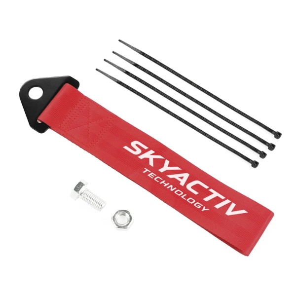 Skyactive automatisk bogserlina, Ulde Högresistans släpvagnsdragning i nylon , Mazda 3, BK, 6, GG, GH, GJ, CX3, CX5, CX30, CX7, CX8, CX9, MX5, JAS8, 29cm For Skyactiv Tech
