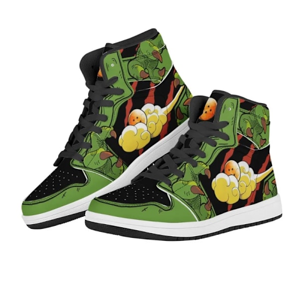 Dragon Ball Anime Shoes Herr Dropshipping Gouku Cartoon Cosplay Sneakers Super Saiyan Man High Top Vulkaniserade löparskor Present 3 40
