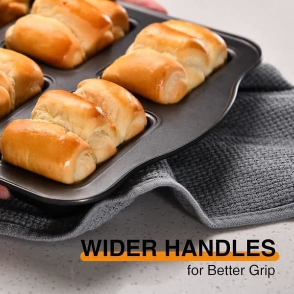 Mini Kakeform, Non-Stick Form, 8 Hull Mini Non-Stick Brødform