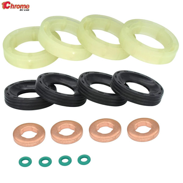 BRÄNSLEINSPRUTARE TÄTNING BRICKA O-RING SET FÖR FORD FIESTA MK5 2004 2005 2006 2007 2008 2009 2010 FOCUS MK2 FUSION 2004-2012 1.6TDCI