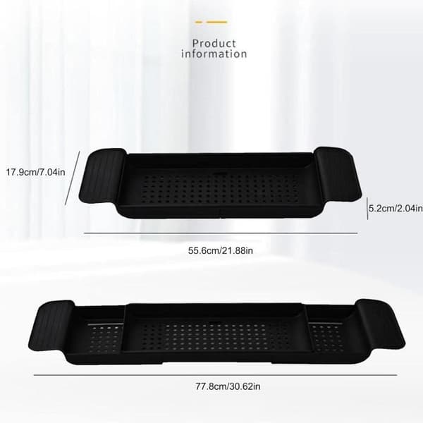 Badekarbro til justerbart badekar, udtrækkelig badekarplade, badekar i plastik, udtrækkelig badekarbakke